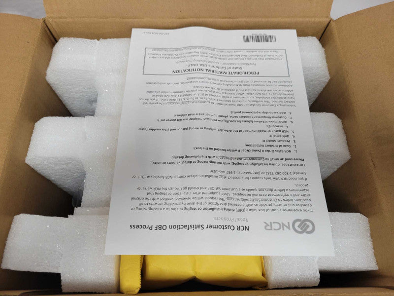 Open-Box NCR CX8 POS 7736-3500-2000, Intel i5-9500TE 8GB RAM w/ Power adapter _