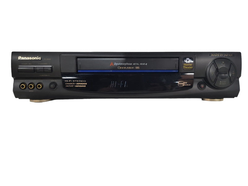 Panasonic Video Cassette Recorder PV-9664, Hi-Fi Stereo 4 Head| Made in Japan