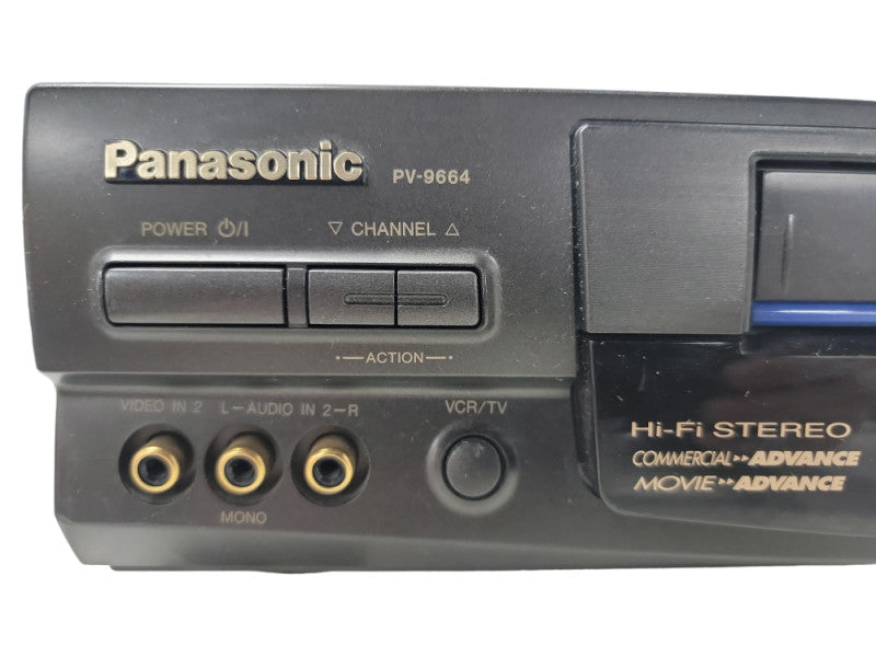 Panasonic Video Cassette Recorder PV-9664, Hi-Fi Stereo 4 Head| Made in Japan