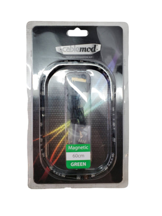 Cablemod Premium LED Lighting Kit - Green 60cm WideBeam Magnetic Q@