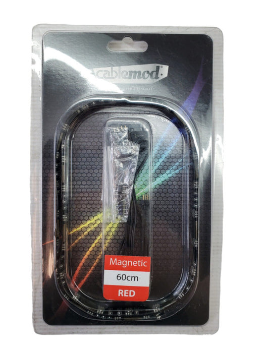 Cablemod Premium LED Lighting Kit - RED 60cm WideBeam Magnetic Q@