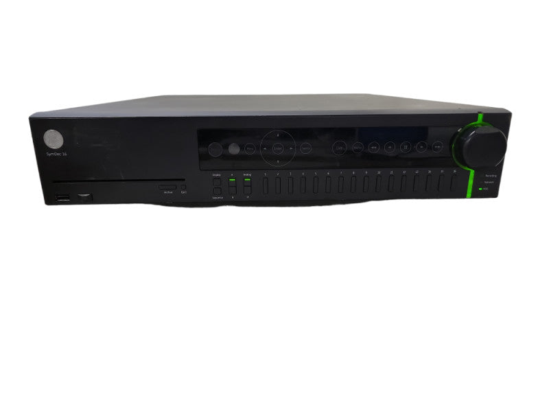 GE SECURITY SYMDEC 16 Plus 4 Digital Video Hybrid Recorder SYMDEC