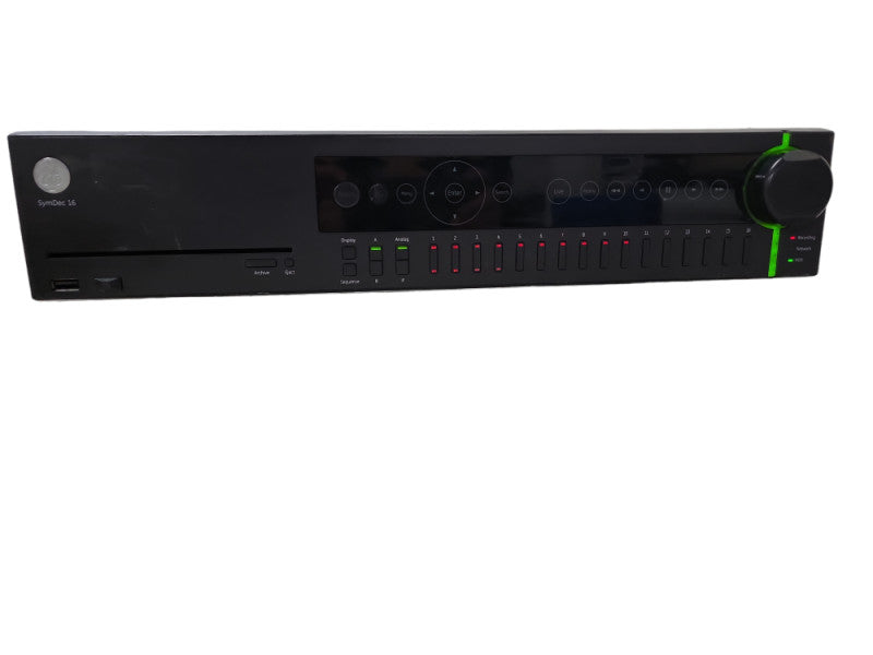 GE SECURITY SYMDEC 16 Plus 4 Digital Video Hybrid Recorder SYMDEC