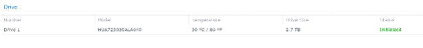 Synology DiskStation DS218+, 2 bay, With 1x 3TB Hard Drives !