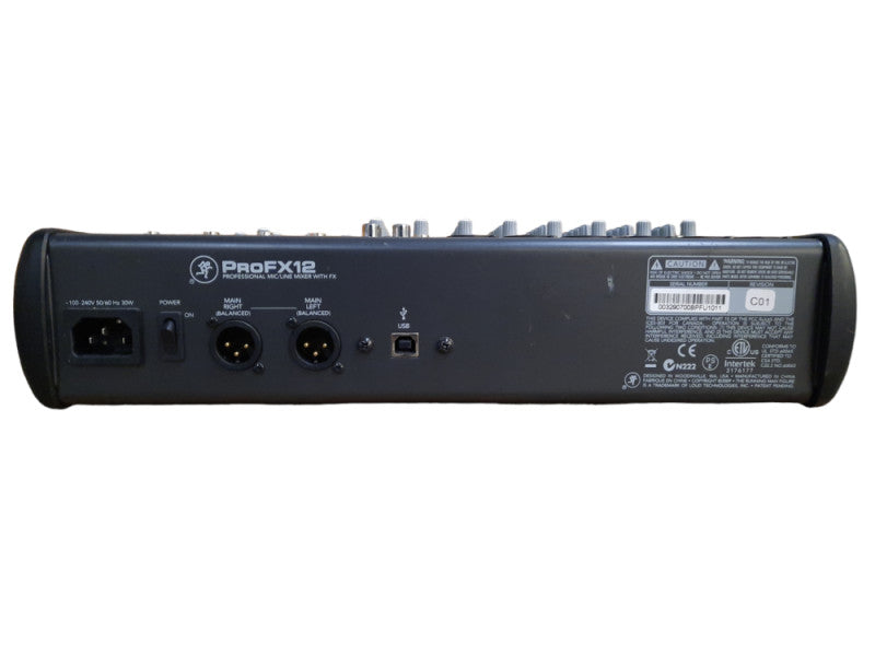 Mackie Running Man ProFX12 12-Channel Professional Mic/Line Mixer