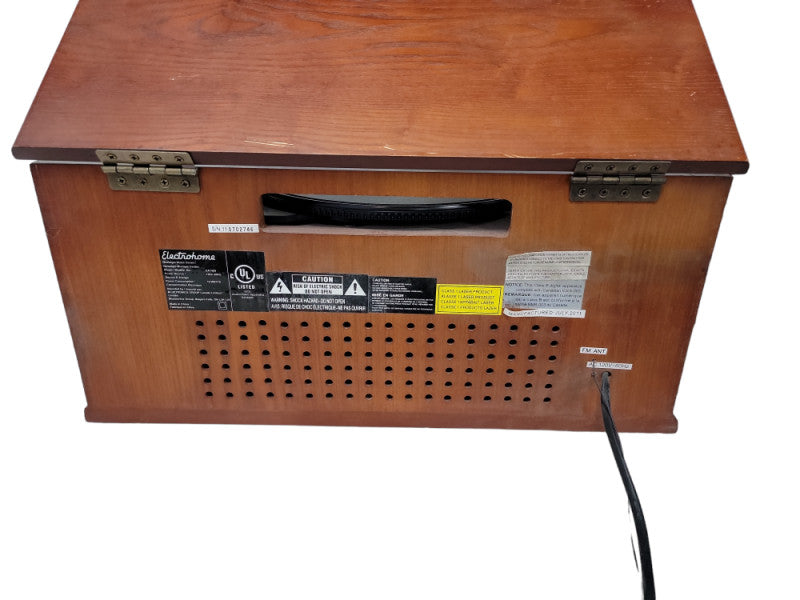 Electrohome Nostalgia Music Stereo System Centre w/ Turntable Vinyl CD AM/FM
