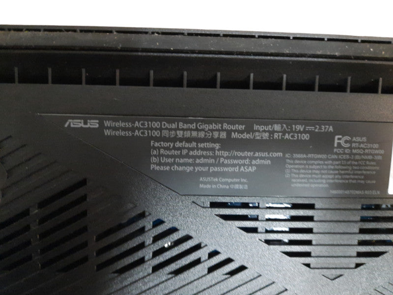 ASUS Wireless-AC3100 Dual Band Gigabit Router - RT-AC3100