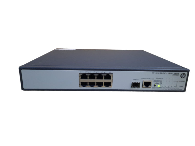Hewlett Packard HP JG349A 1910-8G-PoE+ (65W) Network Switch Compact Equipment
