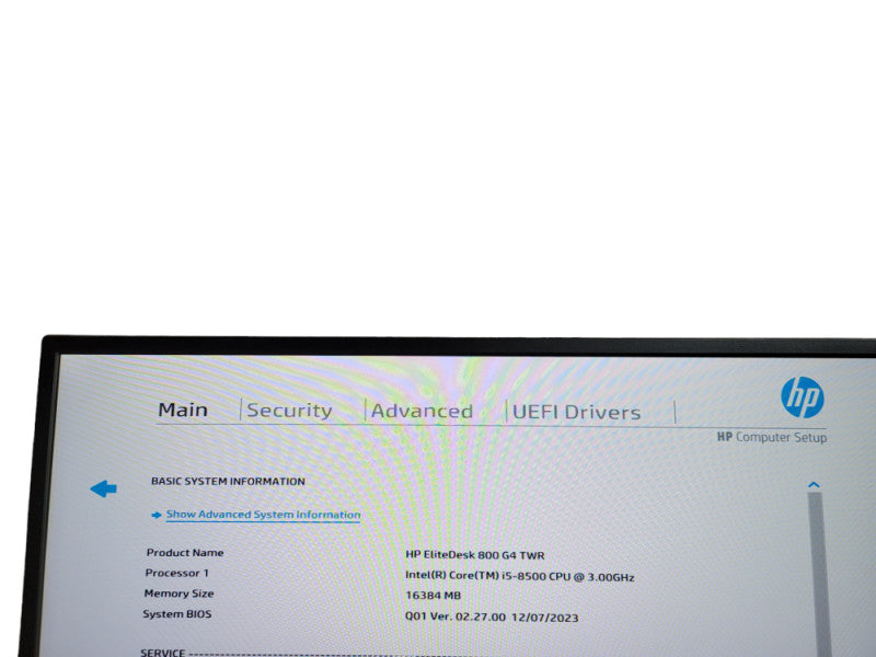 HP EliteDesk 800 G4 TWR Intel i5 - 8500 CPU @ 3.00GHz 16GB DDR4 Ram Î¸