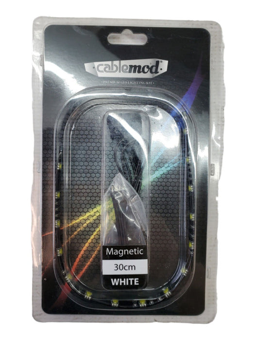 Cablemod Premium LED Lighting Kit - White 30cm WideBeam Magnetic Q@