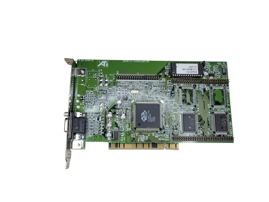 Vintage ATI 3D Rage II+ PCI Video Graphics Card – P/N 109-40100-00, 1996