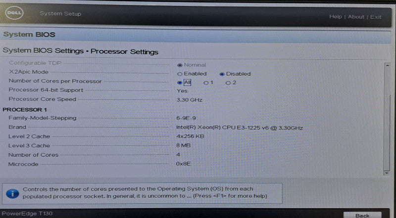 Dell T130 Tower Server| Xeon E3-1225 v6 @ 3.3GHz 4C, 16GB DDR4, H330, 4x 3.5\\"