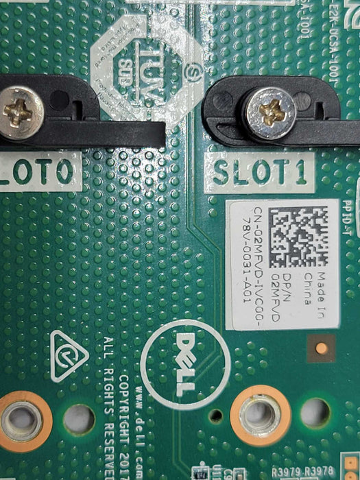Dell 02MFVD Controller BOSS-S1 2x .2 SSD SATA PCIe Low Profile Card Adapter Q_