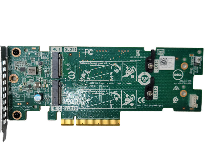 Dell 02MFVD Controller BOSS-S1 2x .2 SSD SATA PCIe Low Profile Card Adapter Q_