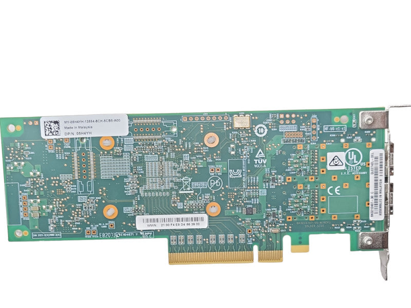 Dell QLE2742L-DEL 32GB Dual Port SFP+ PCIE Fiber Channel Adapter 05H4YH LP _