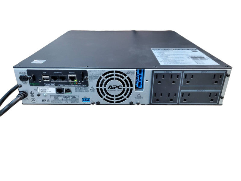 APC SMX1500RM2UNC Smart-UPS 1500VA 1200W 120V Battery Backup @