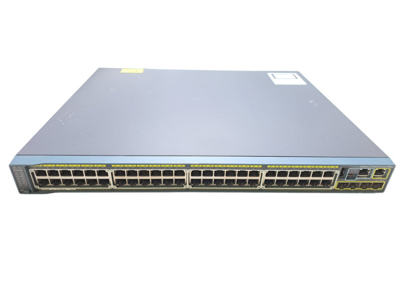 Cisco WS-C2960S-48FPS-L V04 | 48 Port Gigabit PoE+ 740W Switch + Stack Mod Q