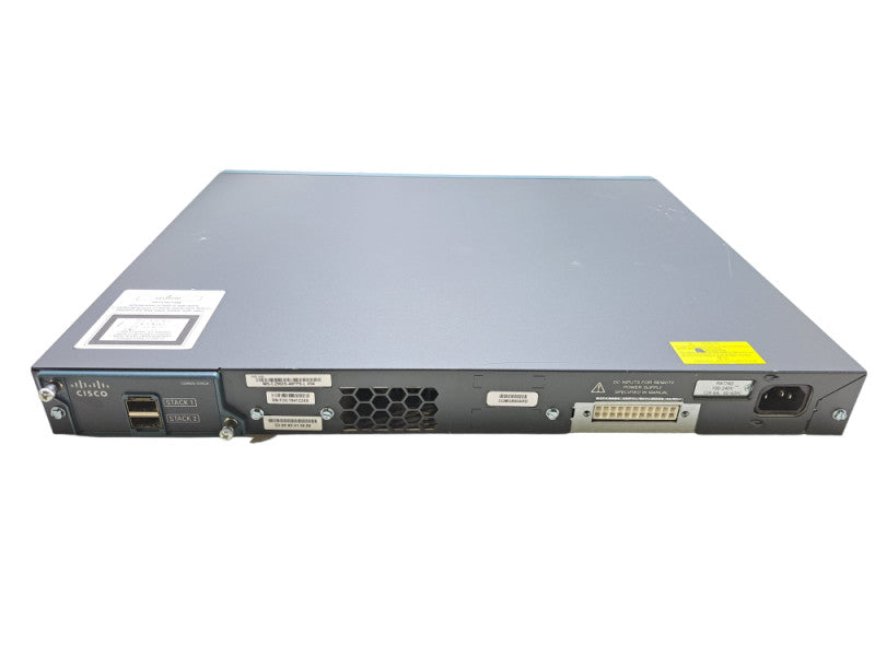 Cisco WS-C2960S-48FPS-L V04 | 48 Port Gigabit PoE+ 740W Switch + Stack Mod Q