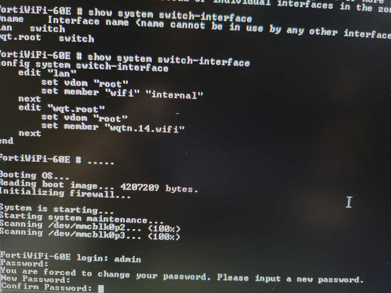 Fortinet FortiWifi-60E Network Security Appliance FWF-60E No Power Adapter Q_