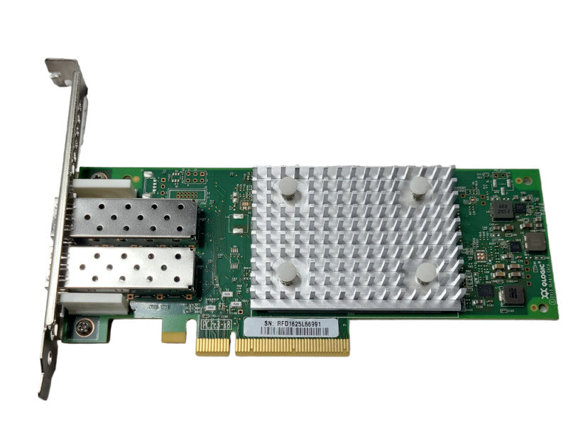 DELL QLE2742L-DEL 32GB DUAL PORT SFP + PCIE FIBER CHANNEL ADAPTER 0T3TK5 FH Q_