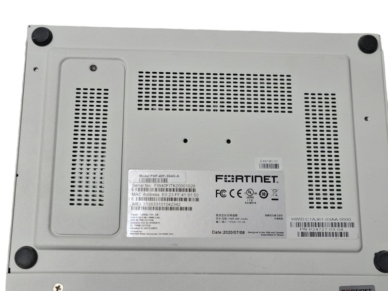 Fortinet FortiWIFI FWF-40F-3G4G-A Network Security Appliance _