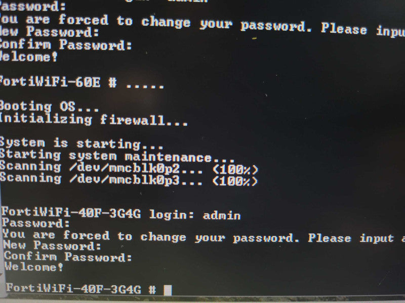 Fortinet FortiWIFI FWF-40F-3G4G-A Network Security Appliance _