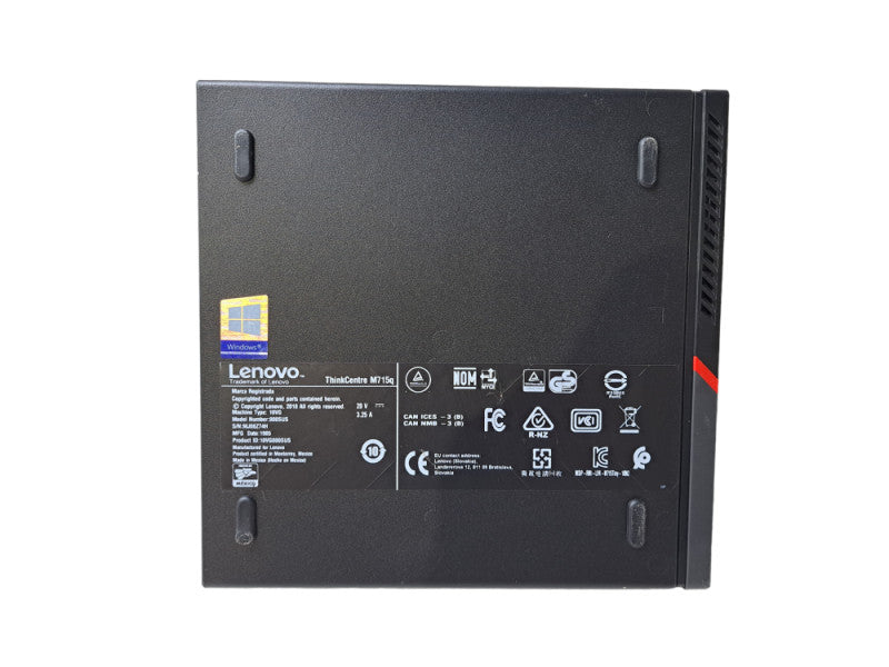 Lenovo M715q USFF | Ryzen 5 Pro 2400GE @ 3.20GHz, 8GB DDR4, No HDD/OS