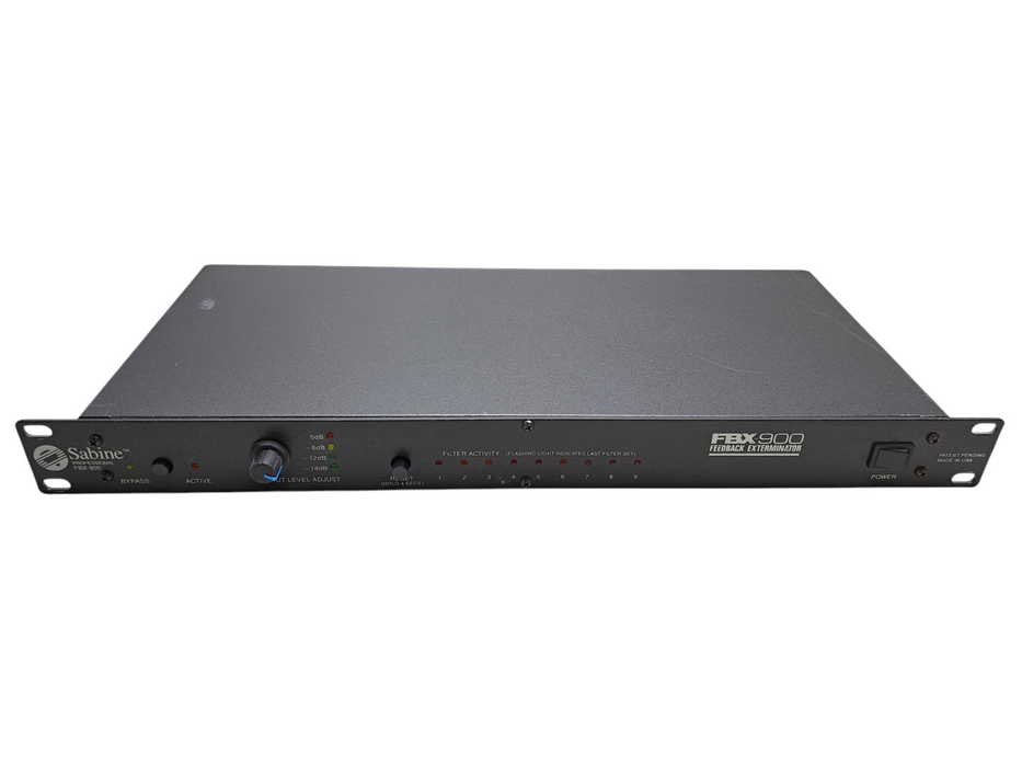 Sabine FBX 900 Feedback Exterminator w/ Rack Mount *READ*