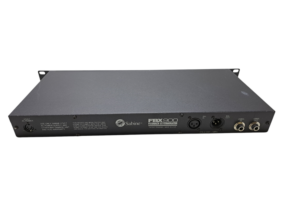 Sabine FBX 900 Feedback Exterminator w/ Rack Mount *READ*