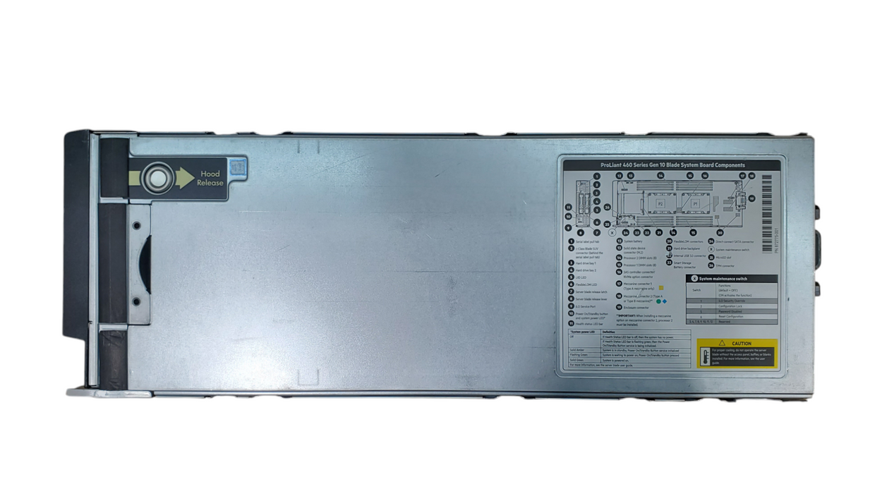 HPE ProLiant BL460c Gen10 Server Blade - 2x Intel Xeon Gold 6132 - No RAM/HDD