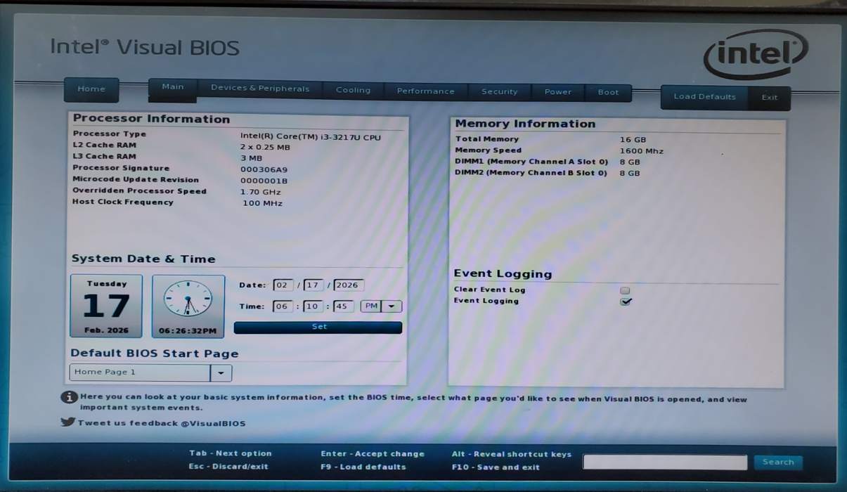 Intel NUC DC3217IYE - Intel Core i3-3217U 16GB DDR3 - No HDD