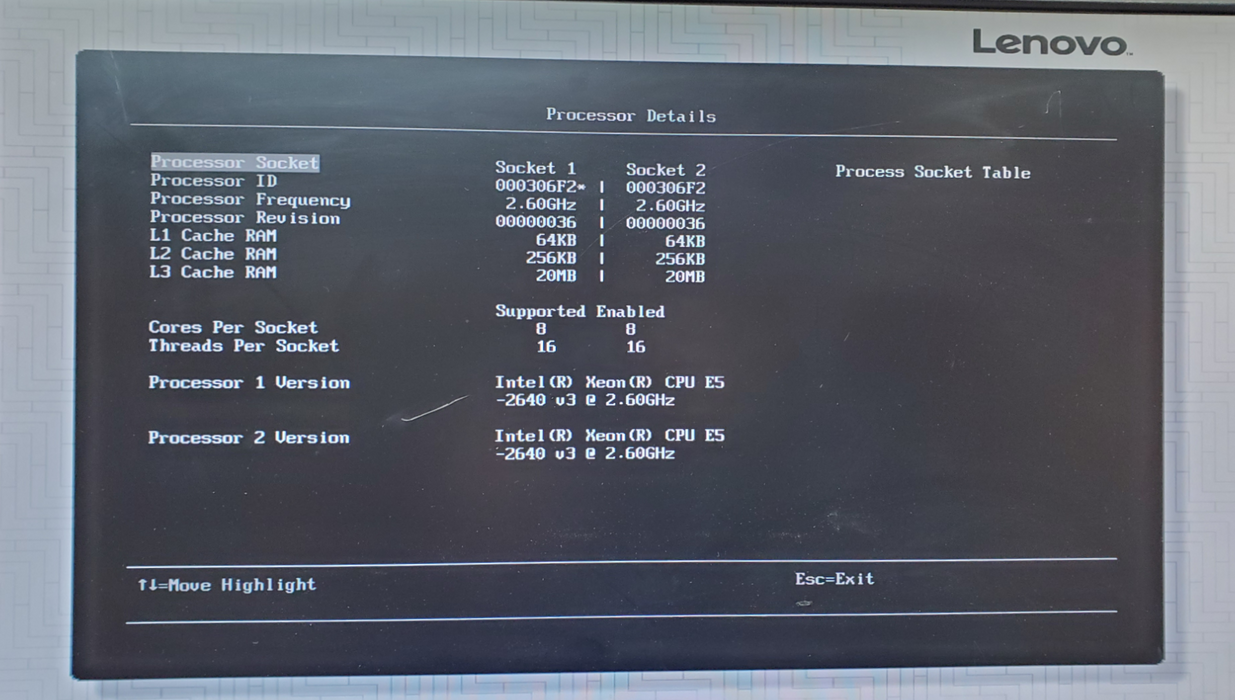 Lenovo System x3500 M5 - 2x Xeon E5-2640 v3 16GB DDR4 - No HDD