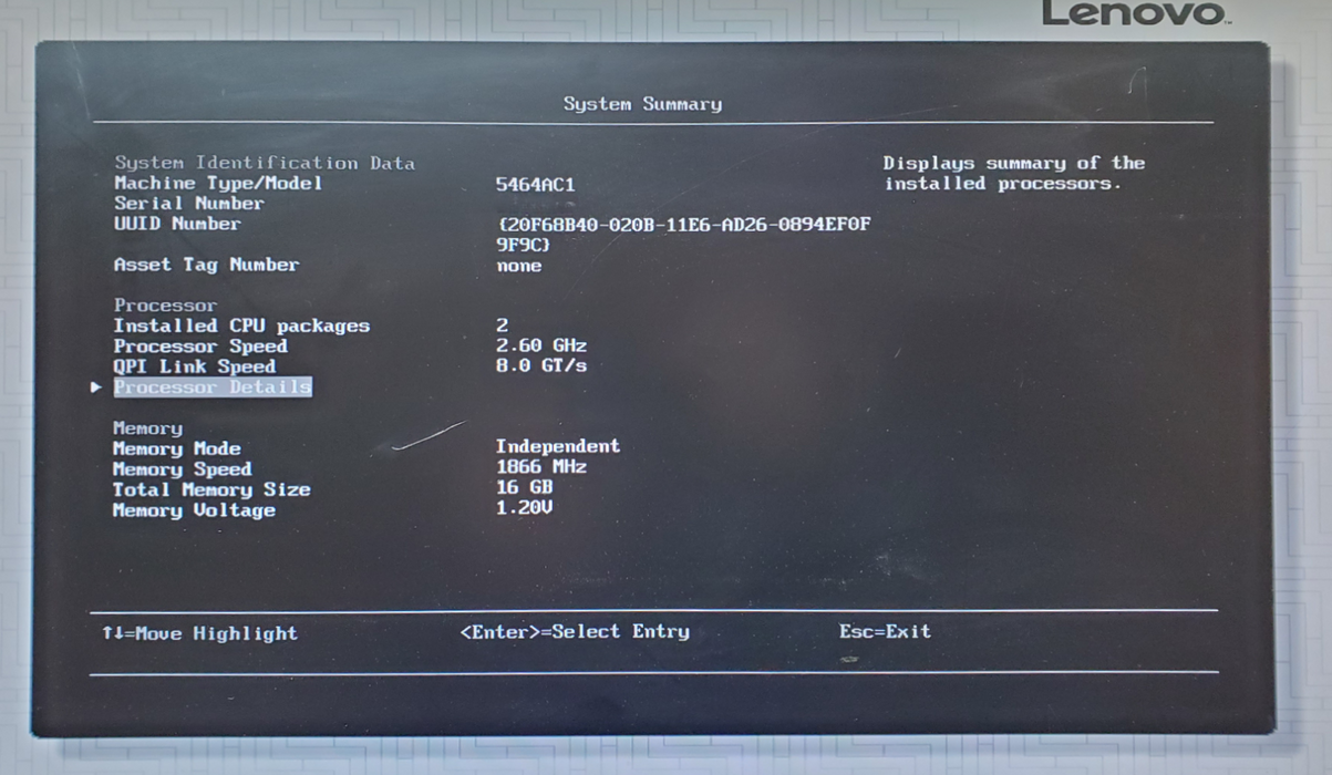Lenovo System x3500 M5 - 2x Xeon E5-2640 v3 16GB DDR4 - No HDD