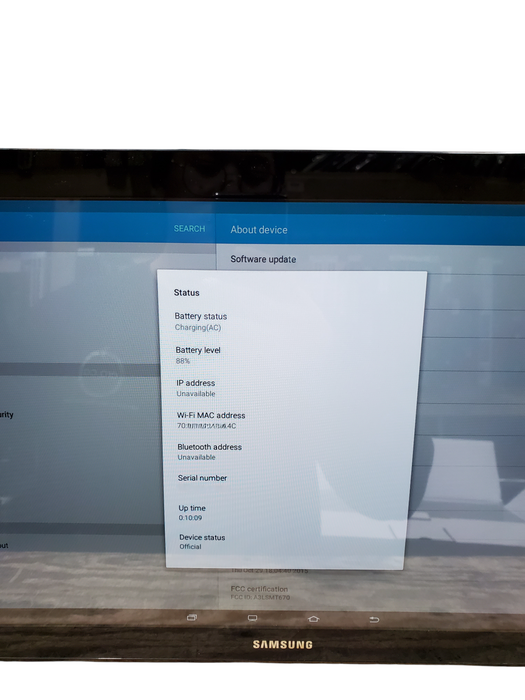 Samsung Galaxy View SM-T670 32GB 18.4in tablet w/ Adapter
