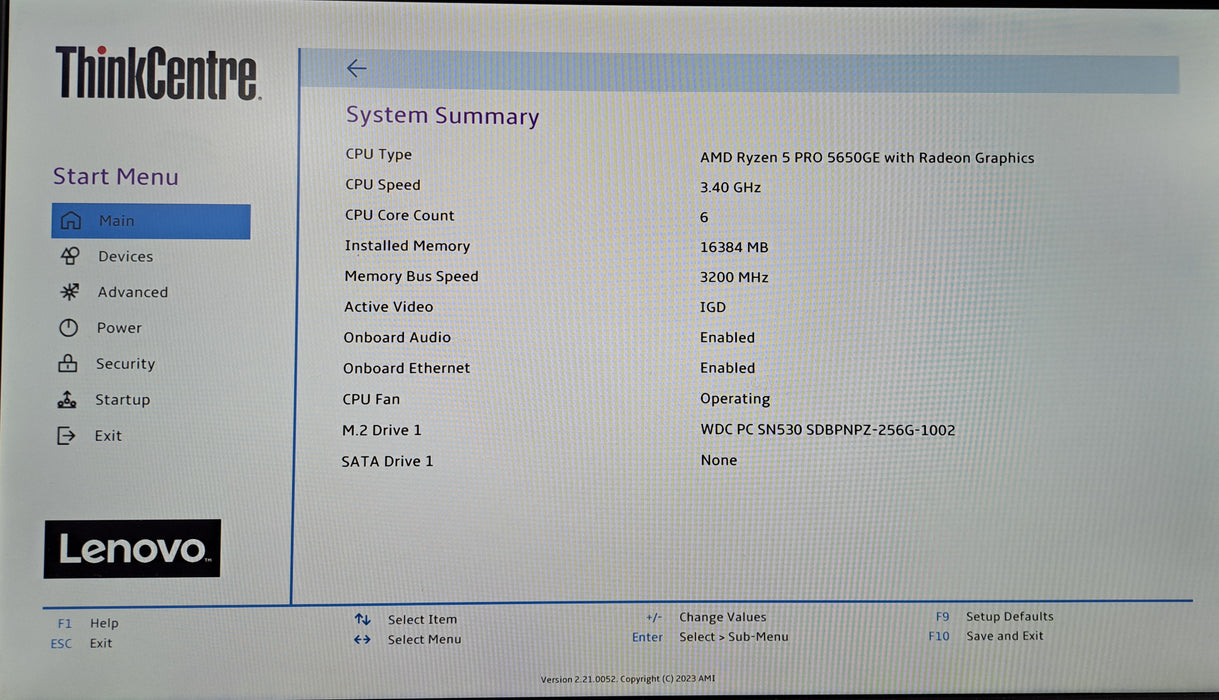 Lenovo ThinkCentre M75q Gen 2 | Ryzen 5 PRO 5650GE, 16GB RAM, 256GB NVMe *READ*