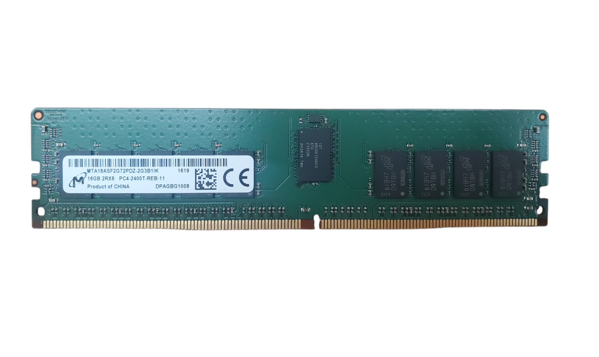 Micron 16GB 2RX8 PC4-2400T-REB-11 Server RAM | MTA18ASF2G72PDZ