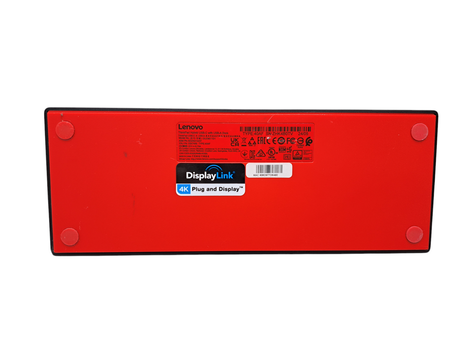 Station D'accueil Lenovo ThinkPad Hybrid USB-C (40AF) - Pas D'alimentation, Occasion