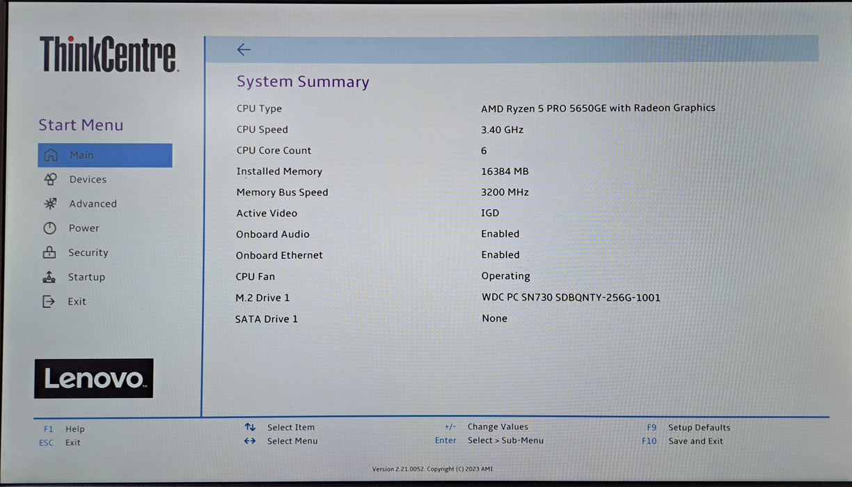 Lenovo ThinkCentre M75q Gen 2 | Ryzen 5 PRO 5650GE, 16GB RAM, 256GB NVMe *READ*