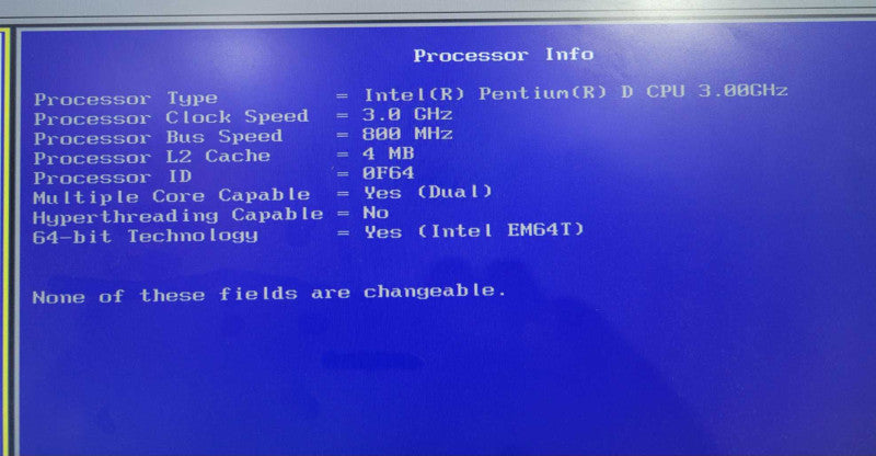 Dell Dimension 5150 Intel Pentium D 3.00GHz CPU 6GB RAM No HDD No O !