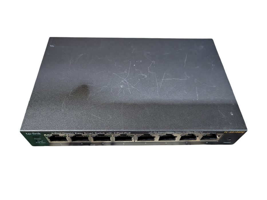 tp-link TL-SG108PE V3 8-Port Gigabit Easy Smart Switch with 4-Port PoE+