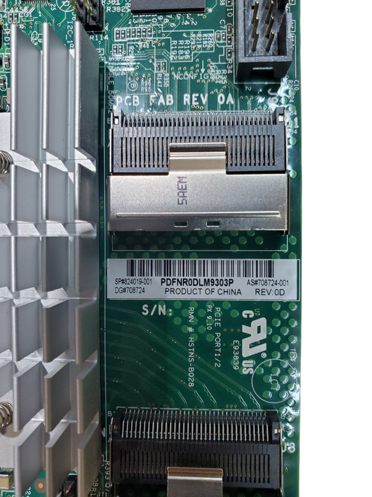 HP 824019-001 3-Port PCIe NVMe Bridge RAID Controller 708724-01