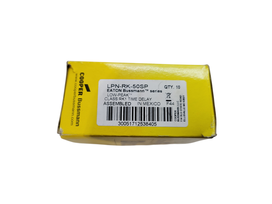 Lot of 8x - COOPER Bussmann LPN-RK-50SP Tim Delay Fuse