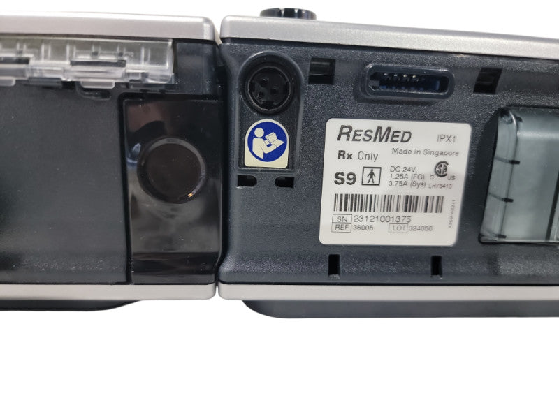 ResMed S9 and H5i with Original Power Adapter and Carry on Bag