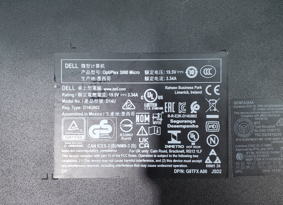 Dell OptiPlex 3080 Micro - Core i5-10500T 16GB DDR4 256GB NVMe