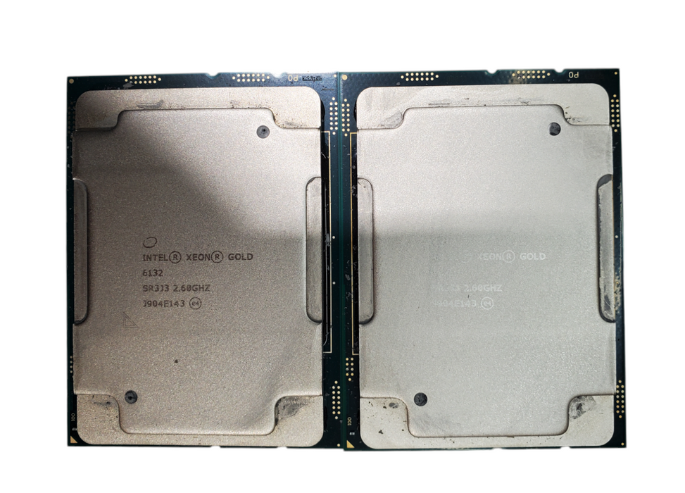 Lot 2x Intel Xeon Gold 6132 @ 2.60GHz SR3J3 14-Core Server CPU