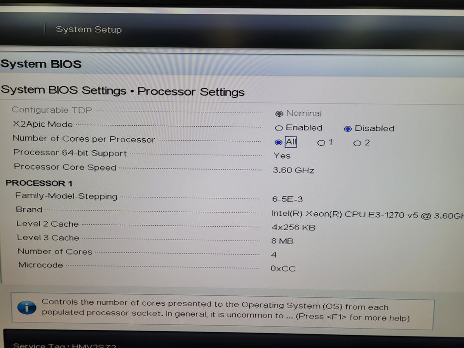 Dell OEMR XL630 - Xeon E3-1270 v5 16GB DDR4 PERC H330 2x350W PSU