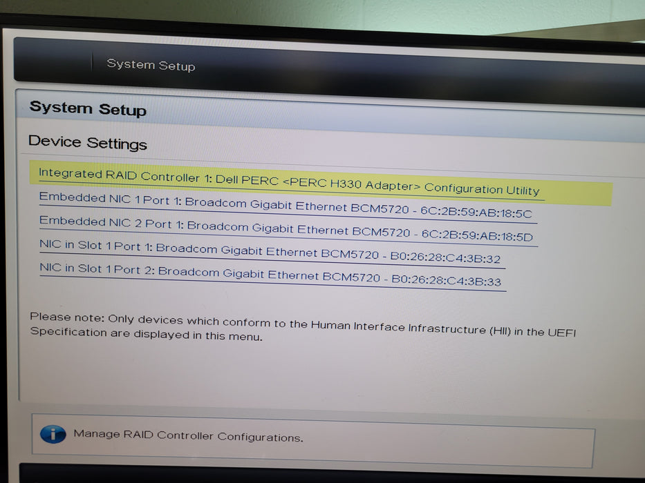 Dell OEMR XL630 - Xeon E3-1270 v5 16GB DDR4 PERC H330 2x350W PSU