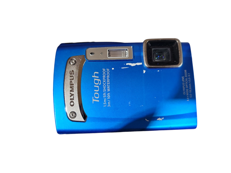 Blue Olympus Tough TG-320 14MP Digital Camera Water & Shock Proof
