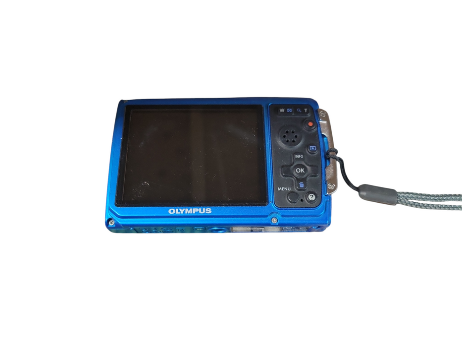 Blue Olympus Tough TG-320 14MP Digital Camera Water & Shock Proof
