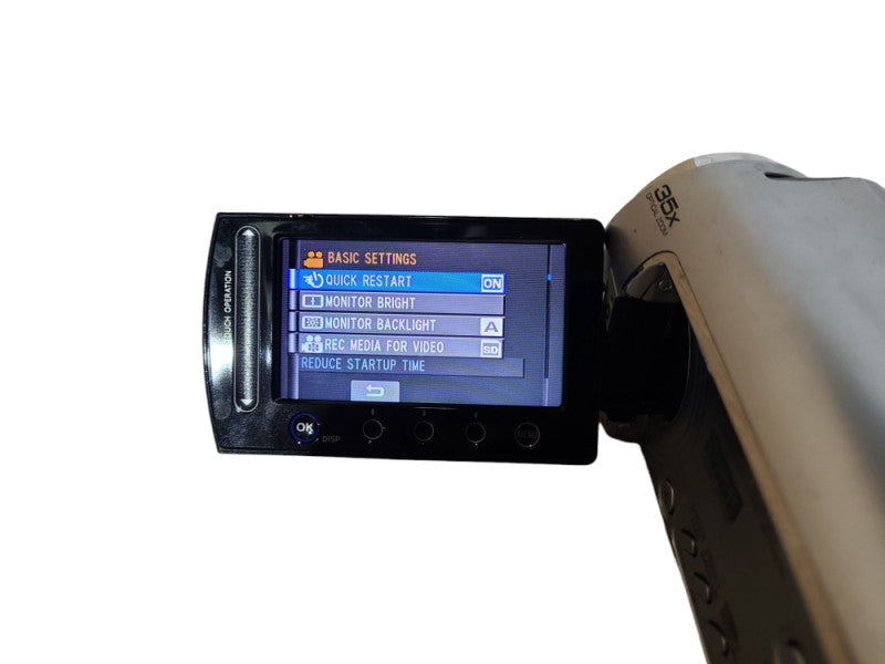 JVC Everio GZ-MG330HU Camcorder w/ Battery + PWR APT